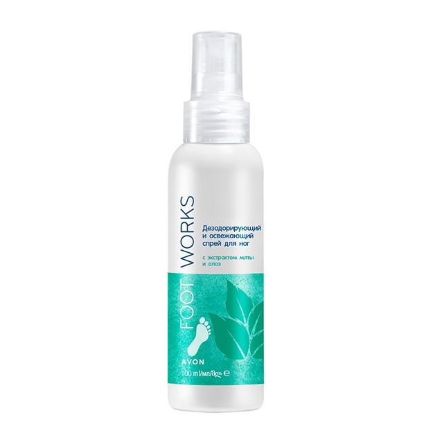 Oyoq spreyi Avon yalpiz va aloe ekstrakti bilan 100ml