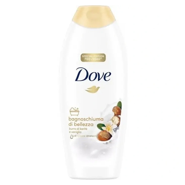Dove Bagnoschiuma Shea yog‘i va Vanilli dush jeli, 750 ml