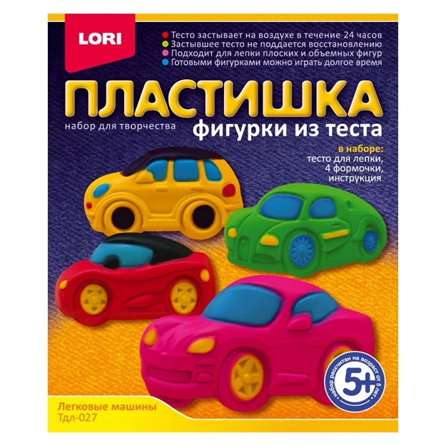 Nabor dlya tvorchestva. Plastishka "Yengil mashinalar" Lori Fn-028