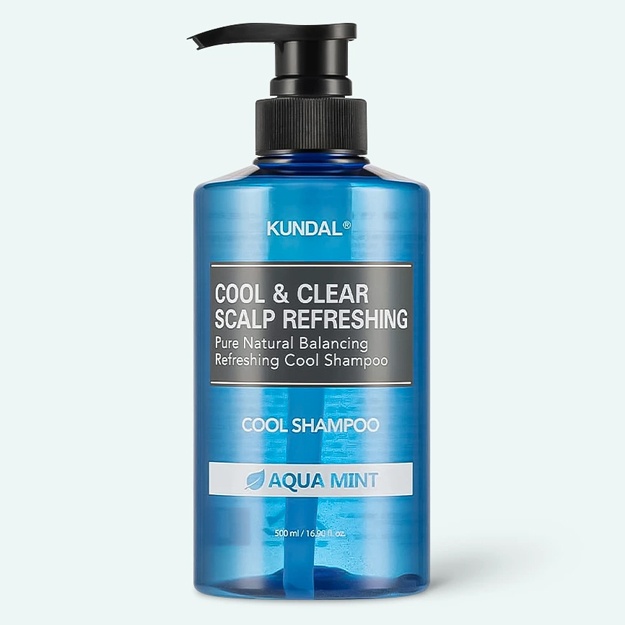 Shampun Kundal Cool & Clear Scalp Refreshing Shampoo Aqua Mint 500ml