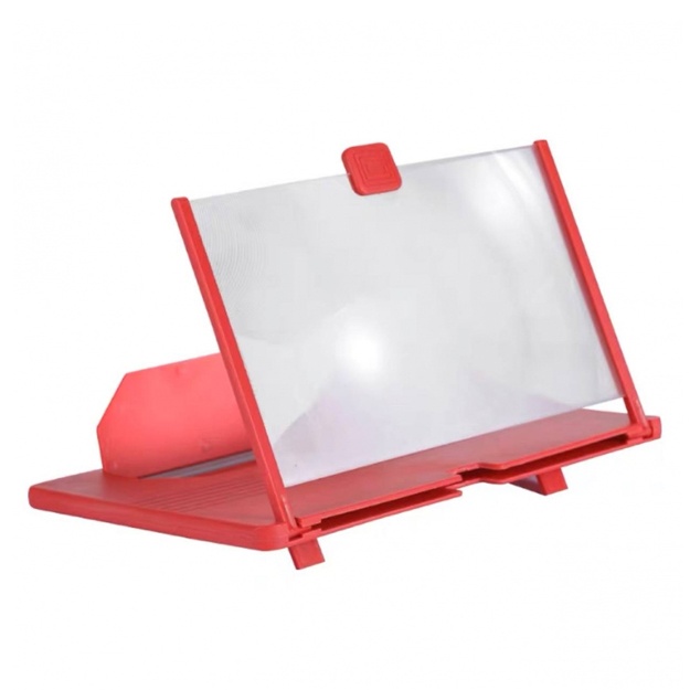 Telefon ekran kattalashtiruvchi 3D Video Amplifier Qizil rang