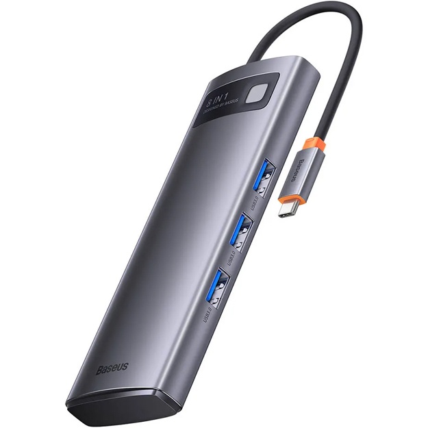 USB-xab Baseus Metal Gleam Series 8in1 USB Type-C (WKWG050113)