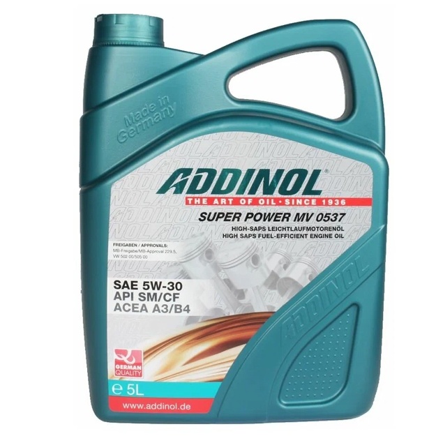 Dvigatel moyi Addinol Super Power MV 0537 5W-30 5l