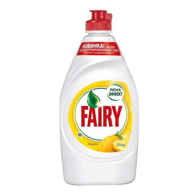 Моющее средство для посуды Fairy Lemon 450мл