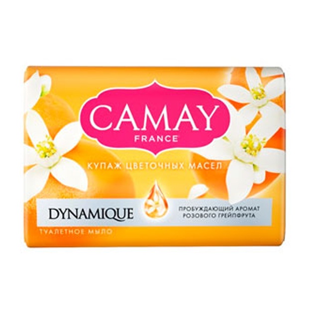 Мыло Camay Dynamique Купаж цветочных масел 85 гр