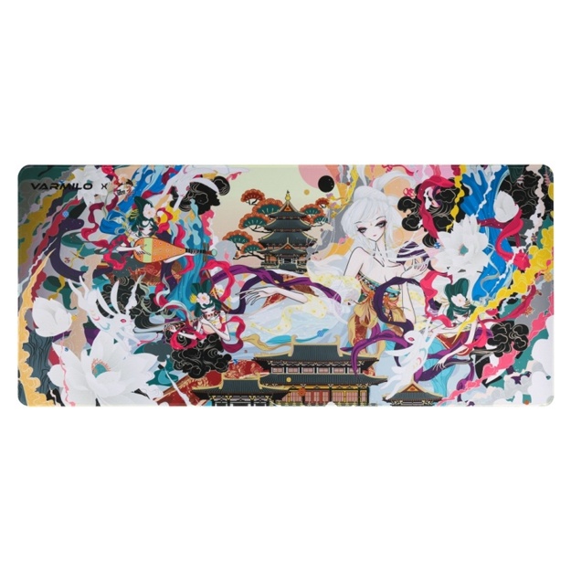 O‘yin gilamchasi Varmilo Mouse Pad CHANG'E-GUANGHAN PALACE XL (900x400x3mm) Green ZDB050-01