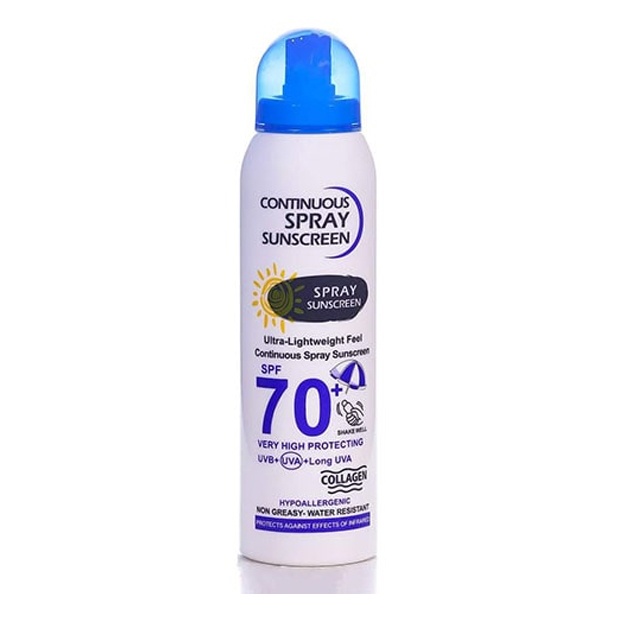 Quyoshdan himoya qiluvchi sprey Wokali SPF 70+ 230ml