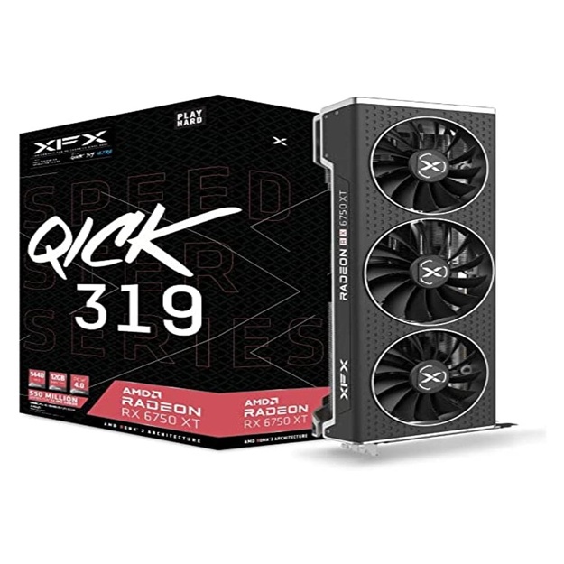 Видеокарта XFX Speedster QICK319 Radeon RX 6750XT Ultra 12 ГБ GDDR6 From UAE