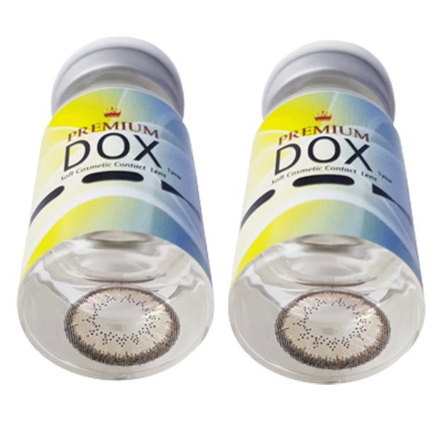 Rangli kontakt linzalari Premium Dox H08 Brown 0.00