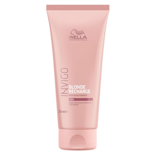 Бальзам оттеночный для холодных светлых оттенков Wella Blonde Recharge Cool 200мл