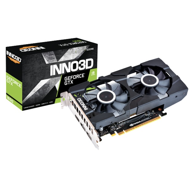Videokarta Inno3D 4GB GeForce GTX 1650 TWIN X2 OC 128Bits GDDR6