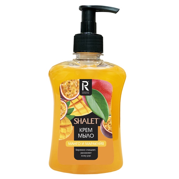 Tetiklantiruvchi suyuq krem ​​sovun "Mango va marakuyya" Shalet 250ml