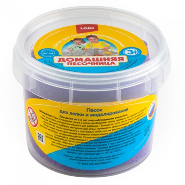 Uy qum qutisi "Binafsha qum" 140g.