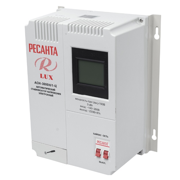 Kuchlanish regulyatori Resanta ASN-3000N/1-Ts Lux
