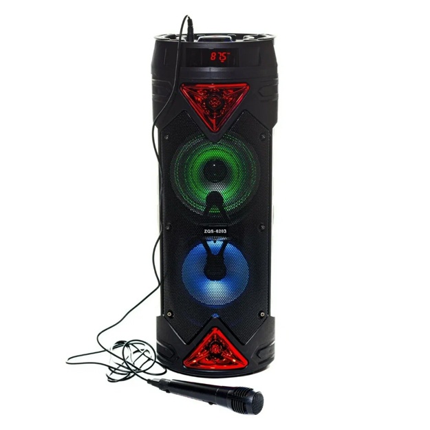 Simsiz akustika BT dinamik ZQS-6203 Black