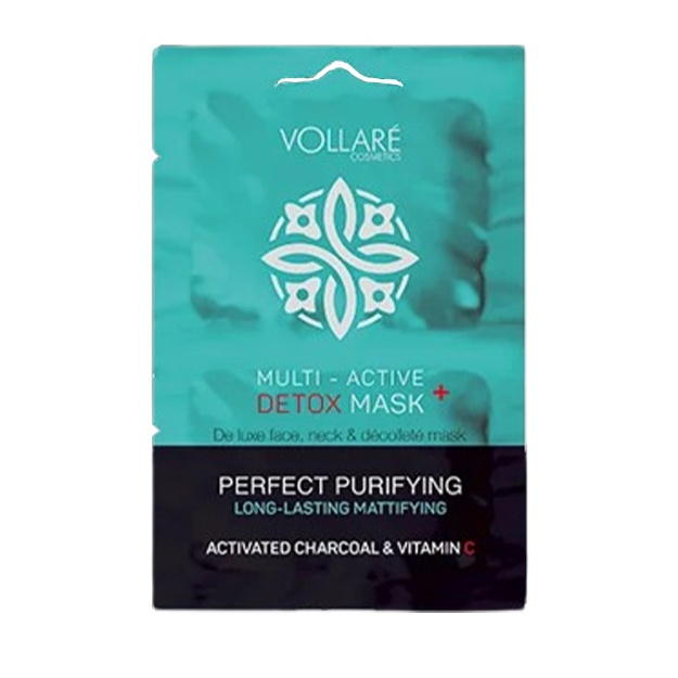 Yuz uchun niqob Vollare Multi-Activ Detox Mask, 2x5 ml UT-00002143