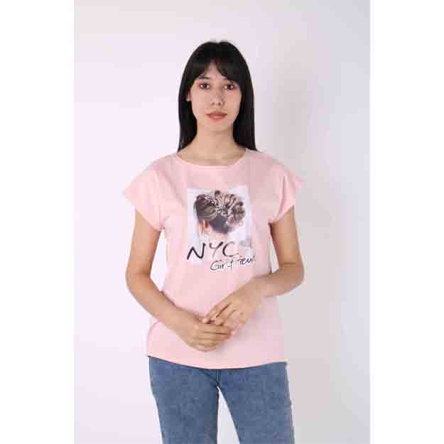 Qizlar uchun  futbolka APT-404 pushti