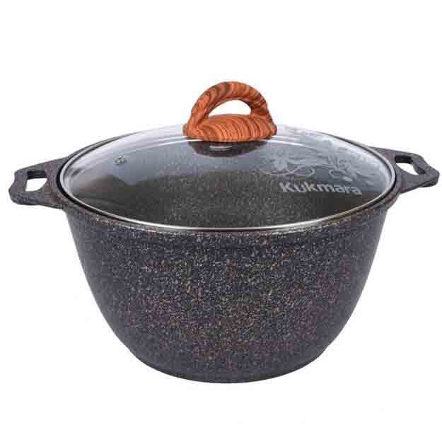 Shisha qopqoqli kastryulya Kukmara Granit ultra AP, 6l Original
