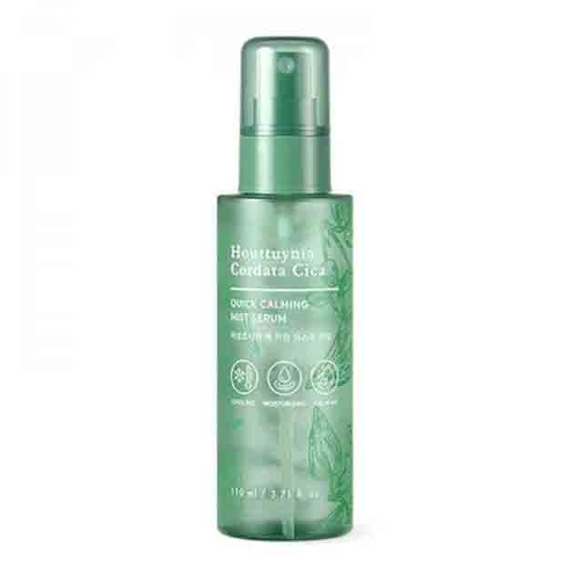 Успокаивающая сыворотка-мист Tony moly Houttuynia Cordata Cica Quick Calming Mist Serum, 110 мл