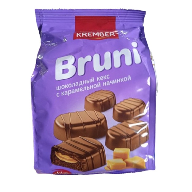 шоколадный кекс с карамелъной начинкой BRUNI, 190 г