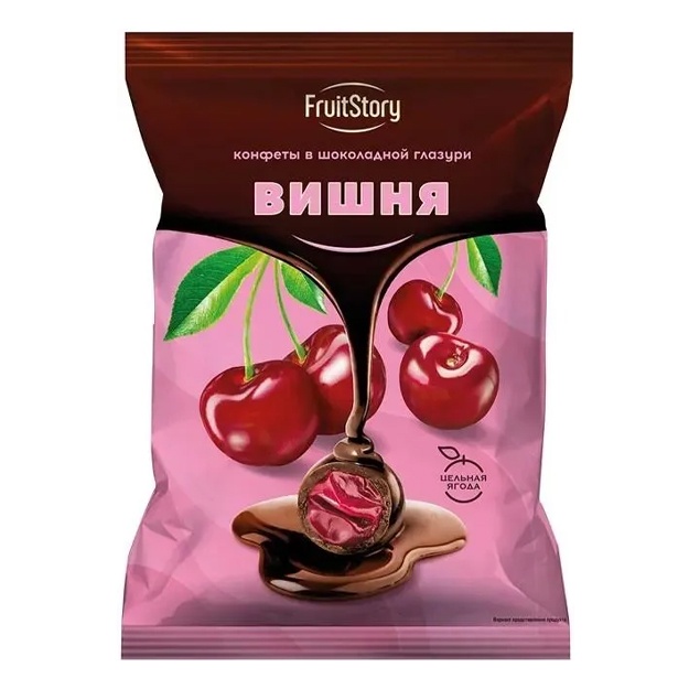 Shokoladli mevali shirinliklar FruitStory har biri 500 gramm Gilosli