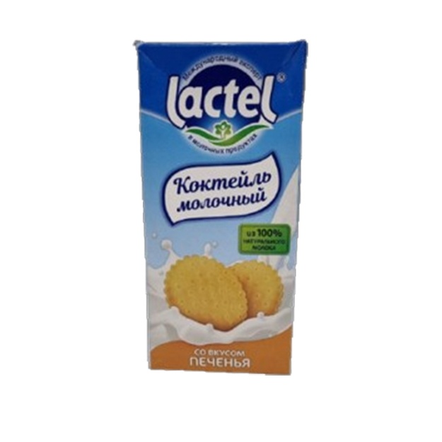 КОКТЕЙЛЬ Молочный LACTEL СО ВКУСОМ ПЕЧЕНЬЯ 1 Л