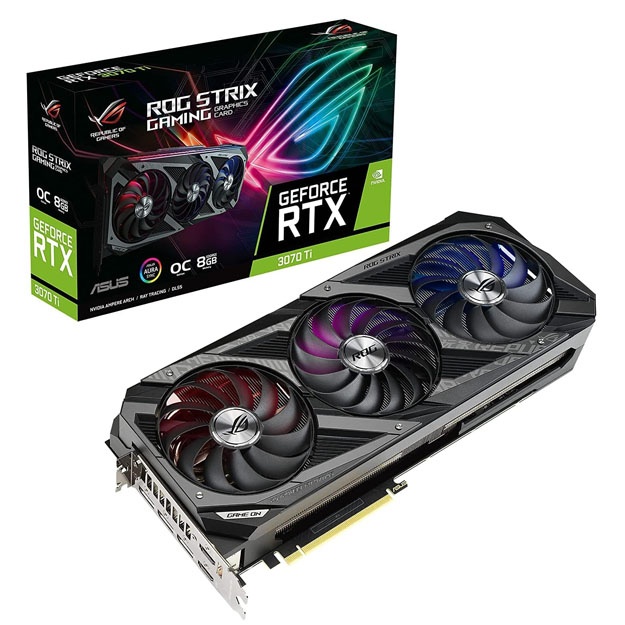 Видеокарта Asus ROG Strix Gaming Nvidia Geforce Rtx 3070 Ti 8GB (from U.A.E)