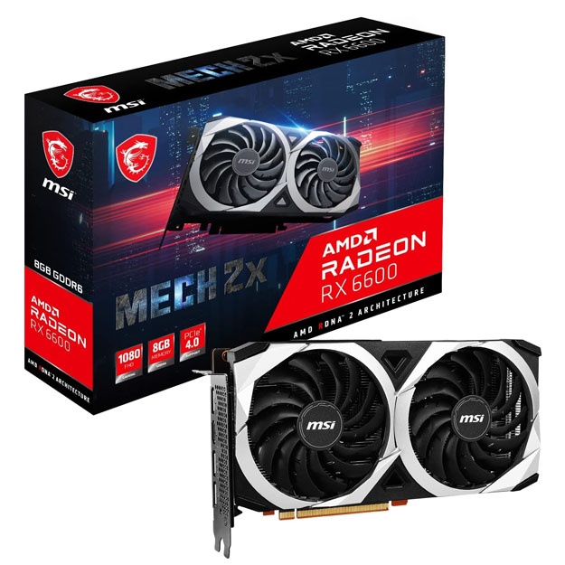 Видеокарта MSI Gaming AMD Radeon RX 6600 128-bit 8GB (from U.A.E)