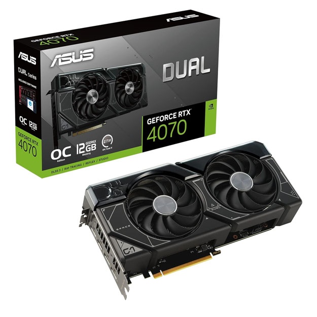 Видеокарта ASUS Dual GeForce RTX 4070 OC Edition 12GB (from U.A.E)