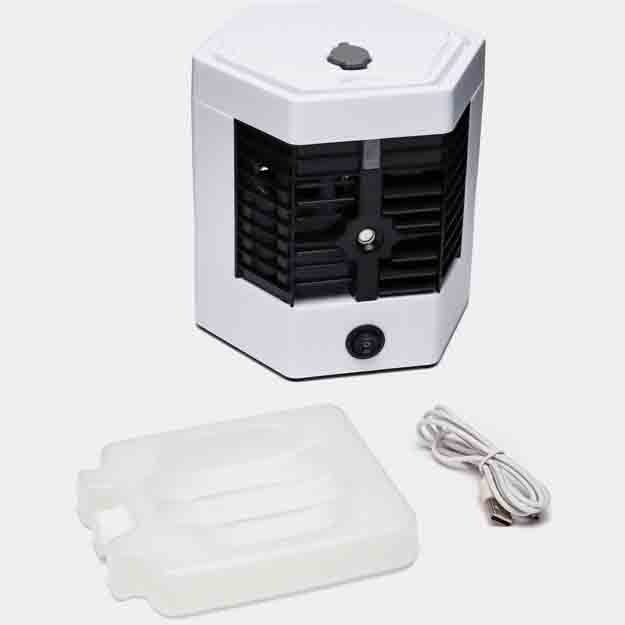Portativ konditsioner Ultra havo sovutgichi 7 Led light. kulrang