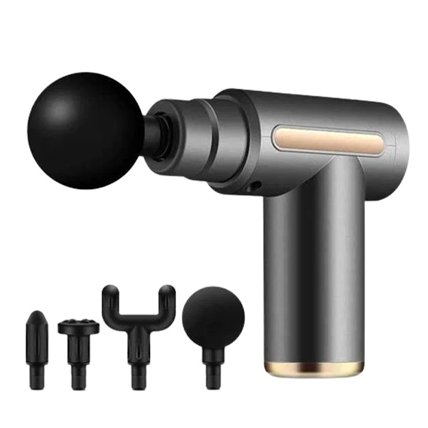 Массажер Massage Gun, Массажер для тела серый
