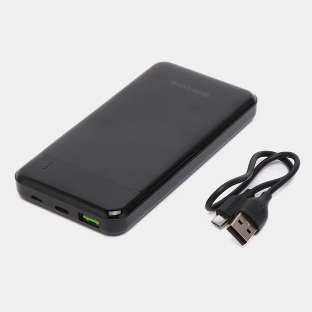 Power Bank BOROFONE с быстрой зарядкой, 10000mAh, BJ19 черный