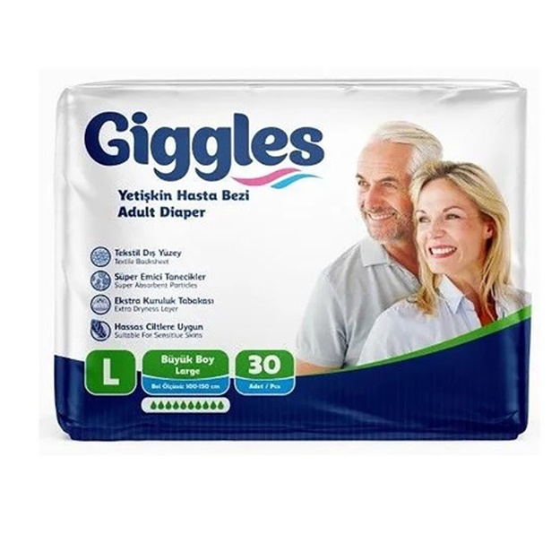 Giggles kattalar bezi, o‘rtacha L