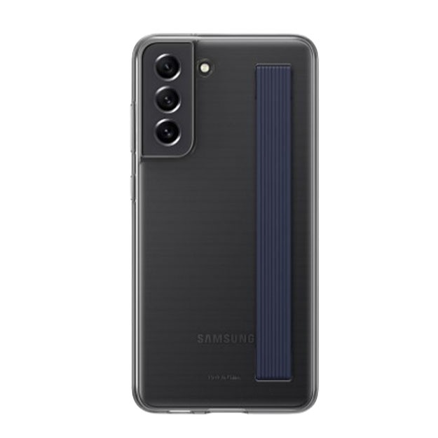 Smartfonlar uchun himoya qoplamalari Galaxy S21 FE Slim Strap Cover EF-XG990CBEGRU