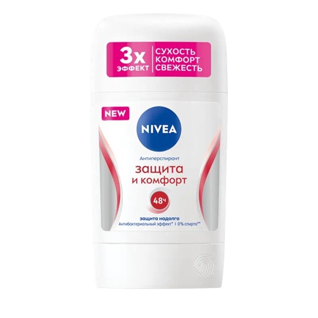 Nivea АНТИПЕРСПИРАНТ-СТИК «ЗАЩИТА И КОМФОРТ» для женщин 50 мл