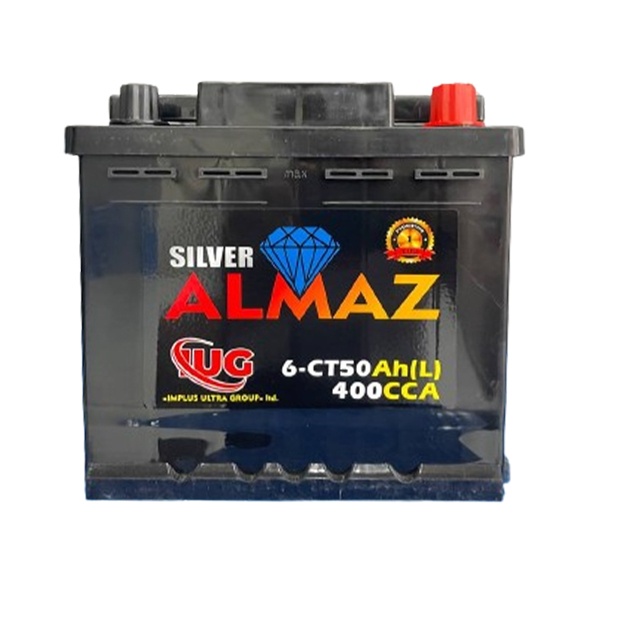 Avtomobil akkumulyatori Almaz 50 Ah cobalt