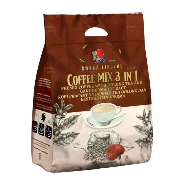 DXN Ootea Lingzhi coffee Mix 3 in 1 FB369