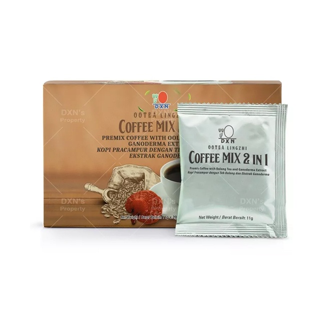 DXN Ootea Lingzhi Coffee Mix 2 in 1 FB371