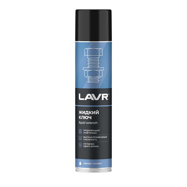 Kirishuvchi moylash vositasi suyuqlik kalit LAVR 400 ml / Ln1491