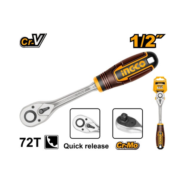 Ratchet kaliti INGCO HRTH0812 INDUSTRIAL 1/2"