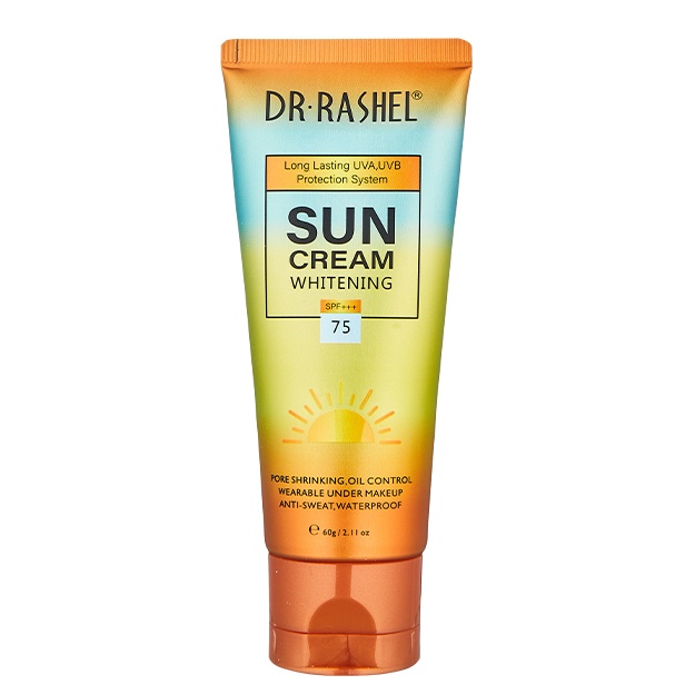 Увлажняющий, отбеливающий и антивозрастной солнцезащитный крем, Dr.Rashel SPF+ 50, 75, 90 оранжевый