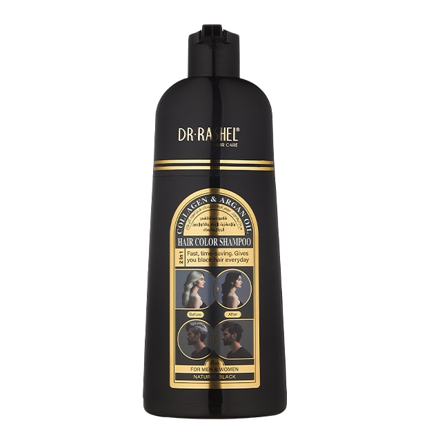 Шампунь-краска для волос Collagen & Argan oil hair color shampoo, 400 мл