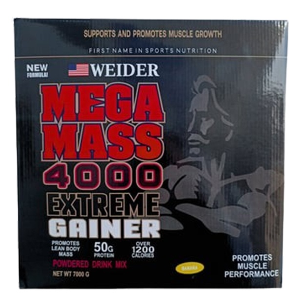 Vazn yig‘ish uchun geyner Mega Mass 4000 Extreme 3 kg Banan