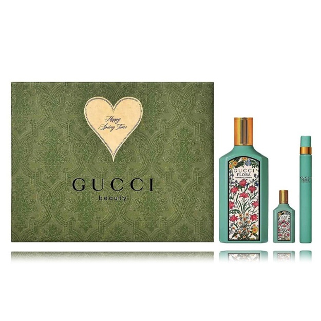 Gucci Flora Gorgeous Jasmin (W) Set EDP 100 ml EDP 5 ML EDP 10ml