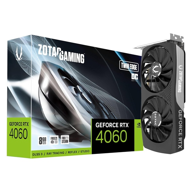 Videokarta Zotac GAMING GeForce RTX 4060 Twin Edge NVIDIA 8 GB GDDR6 (from U.A.E)