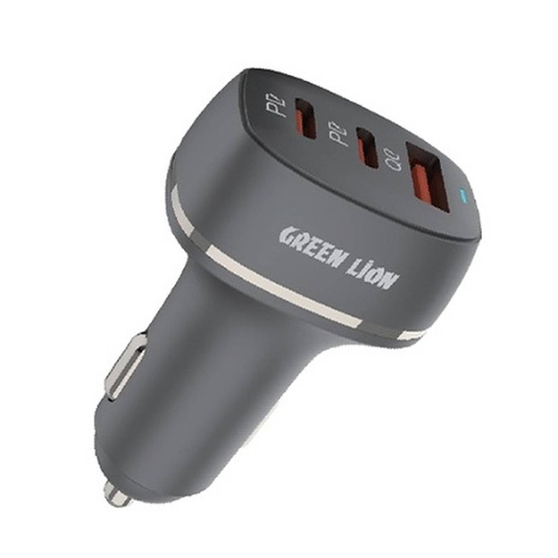 Avtomobil zaryadlovchi Green Lion Car Charger QC+PD+PD 50W