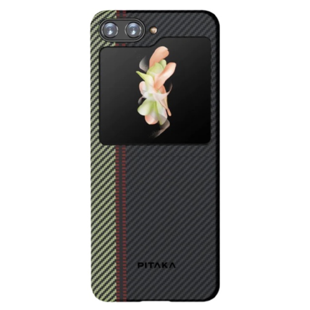 Telefon uchun g‘ilof Pitaka Fusion Weaving MagEz Galaxy Z Flip5 Overture