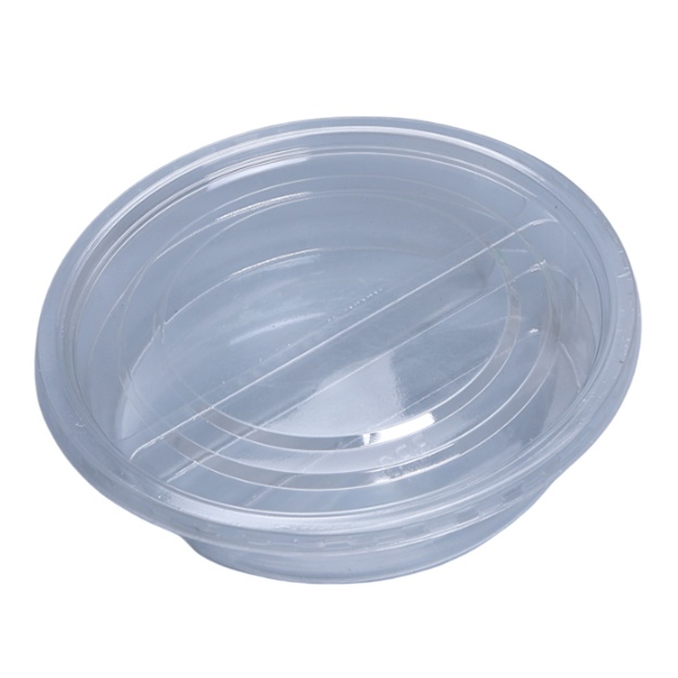 Oziq-ovqat va mahsulotlar uchun qopqoqli 2 qismli idish 10 dona 1000 ml