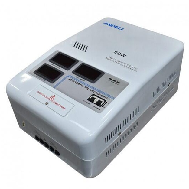Voltaj stabilizatori Andeli ASW-10000VA 110-250V devorga o‘rnatiladi