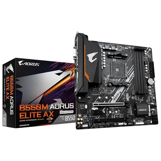Материнская плата Gigabyte AMD AM4 B550M AORUS ELITE AX DDR4